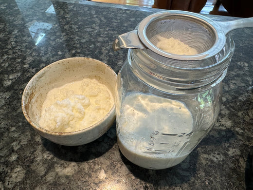 Fractionally distilled milk