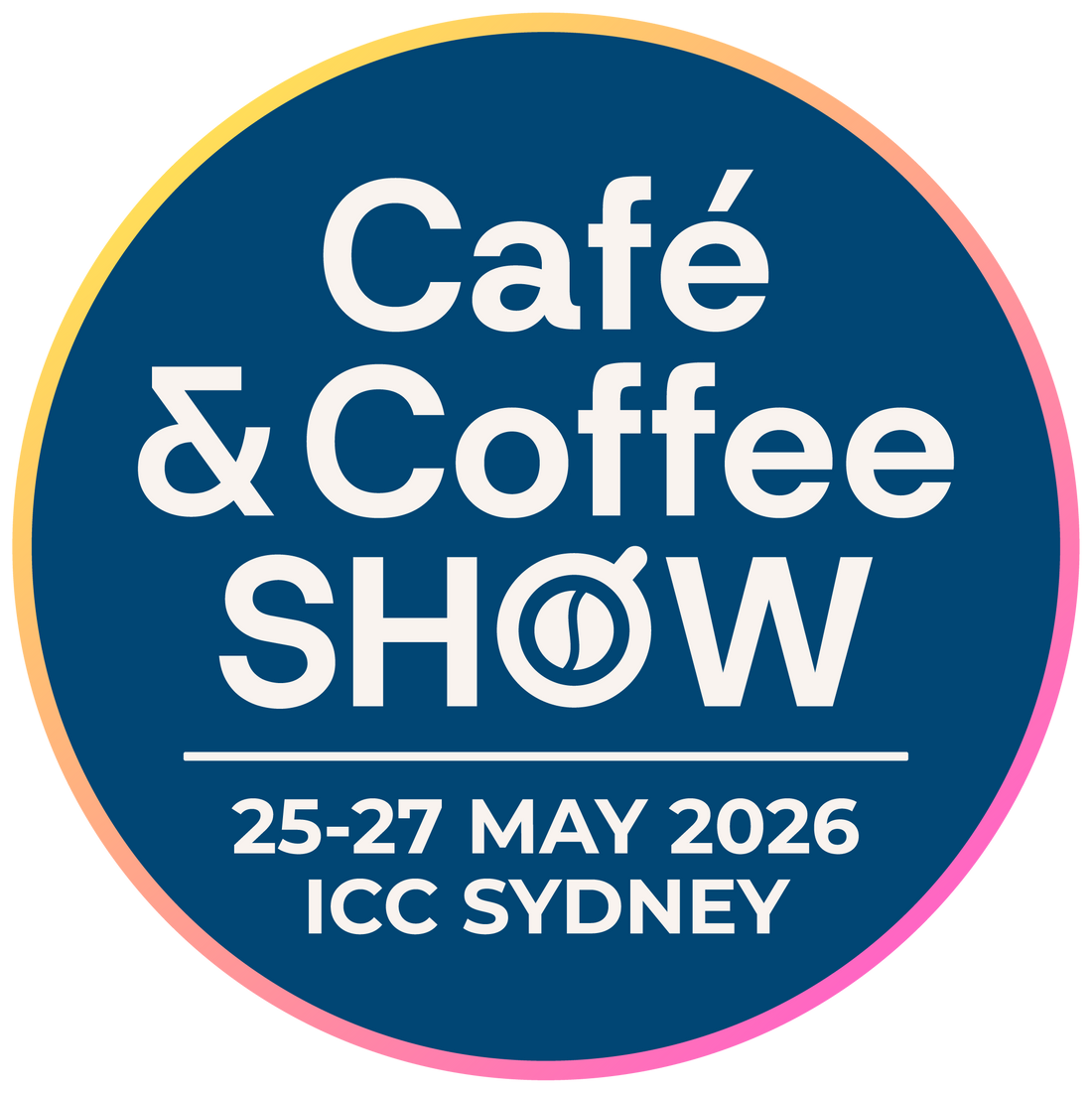 We're exhibiting at the Café and Coffee Show at ICC Sydney