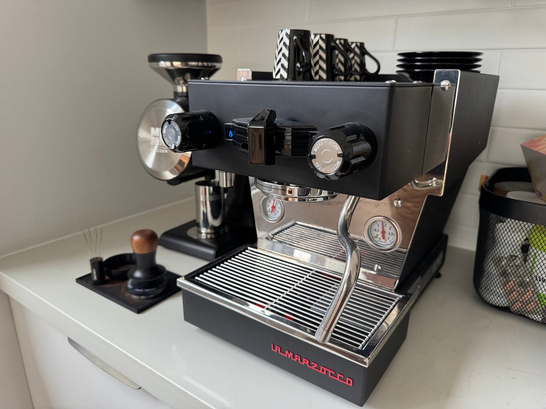Customer espresso setup...