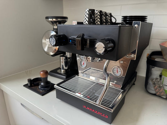 Customer espresso setup...