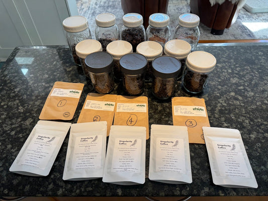 An insane amount of sample roasting...